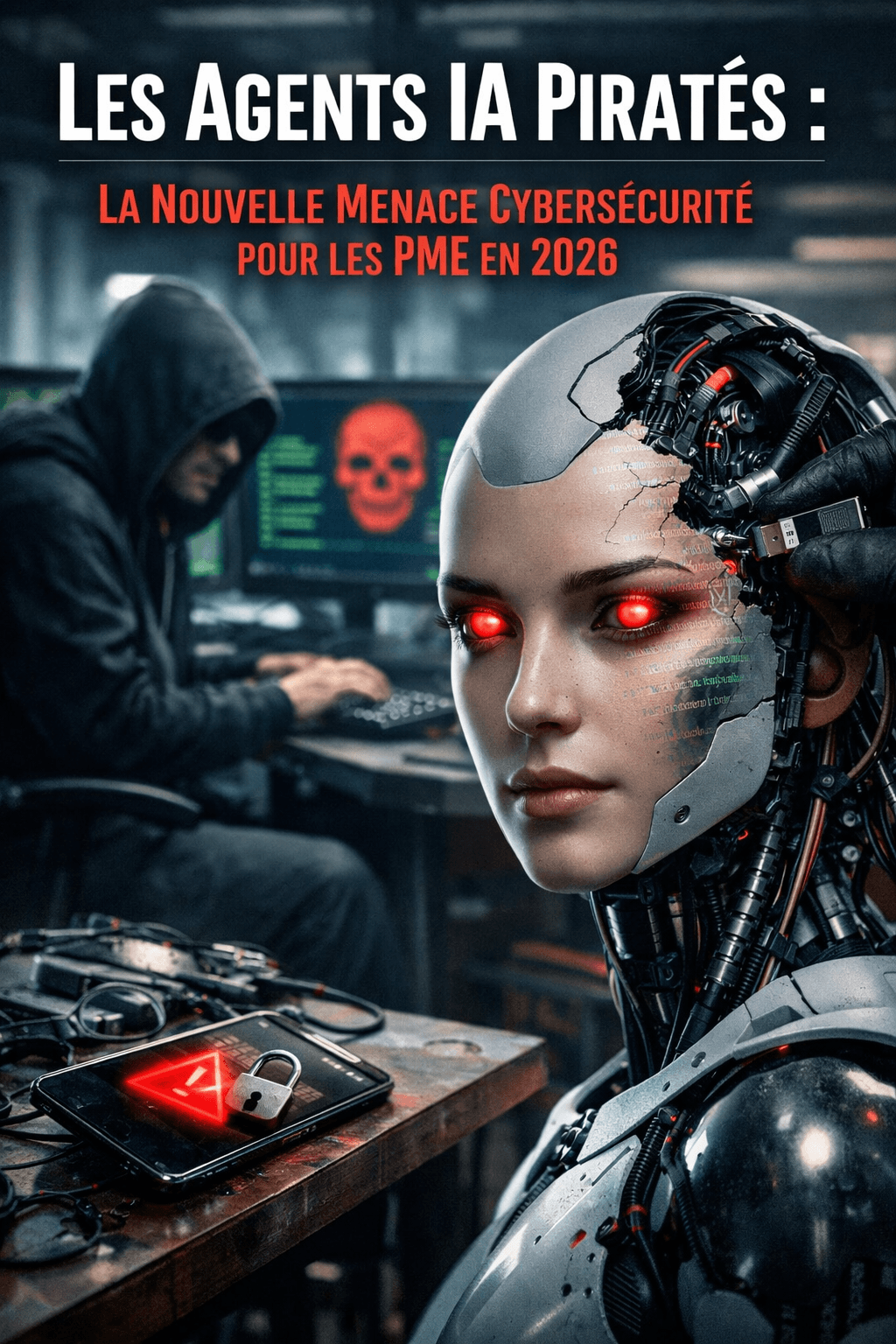 Agent IA infecté dans un bureau