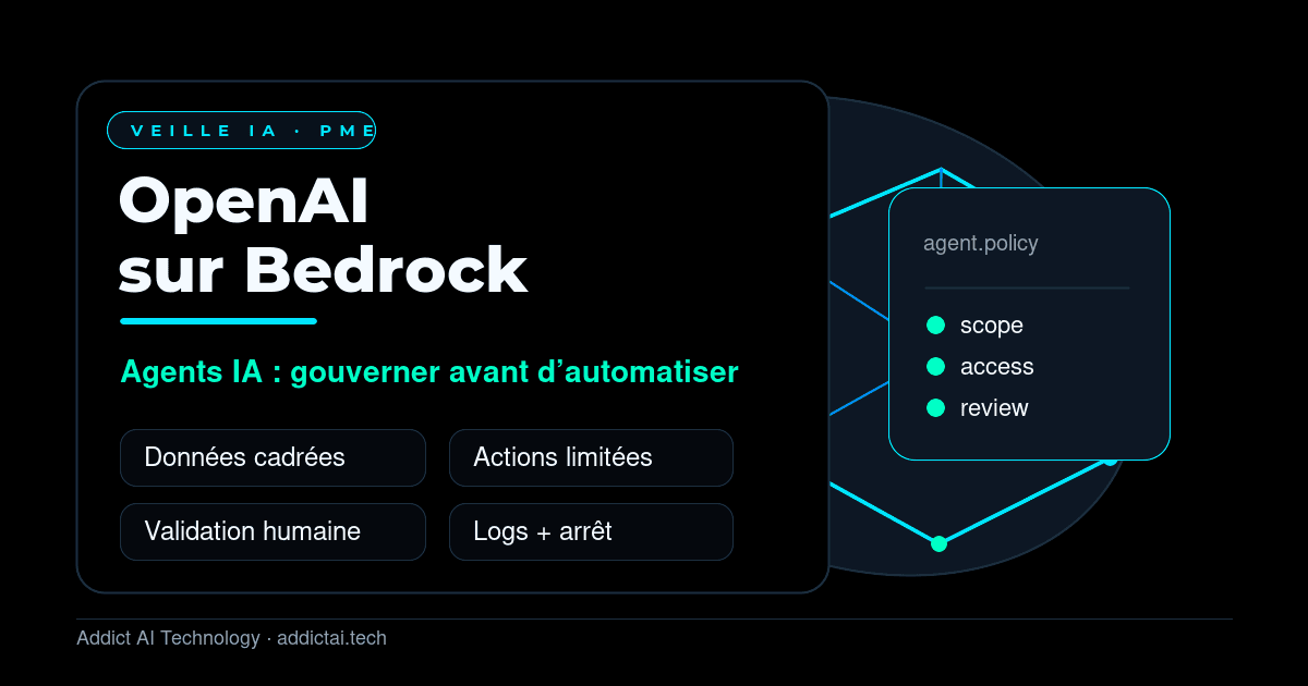 OpenAI sur Amazon Bedrock : agents IA gouvernés pour PME